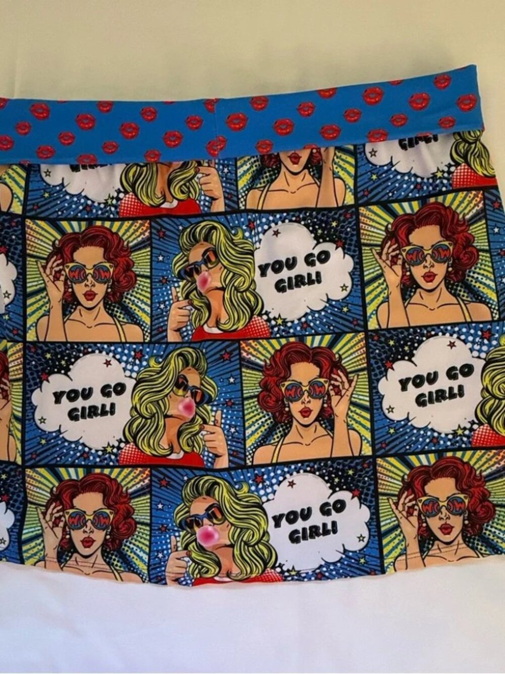 Skort Obsession Pop Art You Go Girl Skort XS